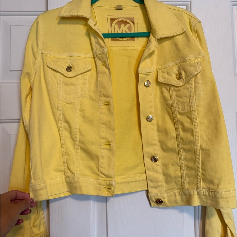 Michael Kors Yellow Women's Jean Jacket